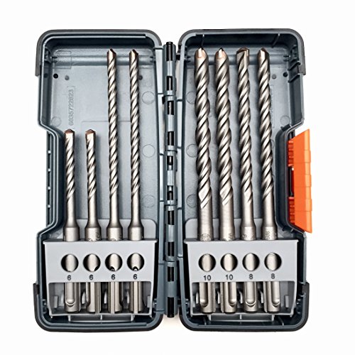 Hawera 8-tlg. SDS-Plus Power L Plus Hammerbohrer-Set in Box (je 2 x 6 x 50/110mm, 2 x 6 x 100/160mm, 2 x 8 x 100/160mm, 2 x 10 x 100/160mm) von Werkmax