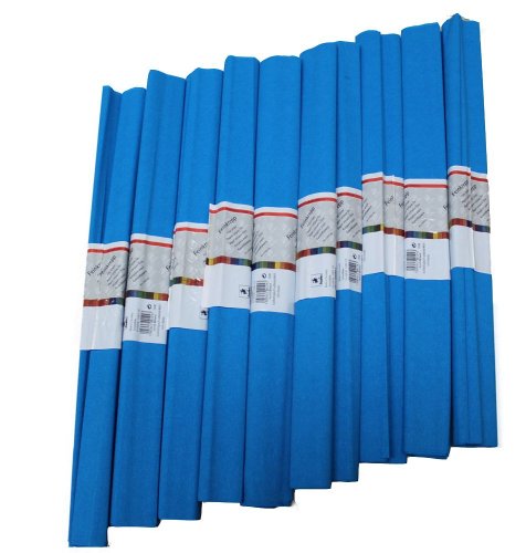 Staufen 617151 - Krepppapier 10 Rollen 50 x 250 cm, himmel - blau von FOXCUP