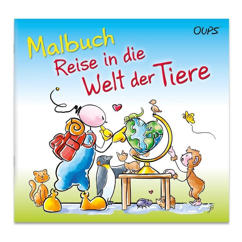 Oups Malbuch - Reise In Die Welt Der Tiere - Kurt Hörtenhuber, Geheftet von WerteArt