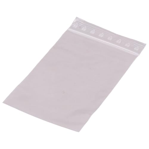 Druckverschlussbeutel, Folienbeutel, LDPE, Transparent, 50 my, 120x170 mm, 1000 Stück von Wertpack