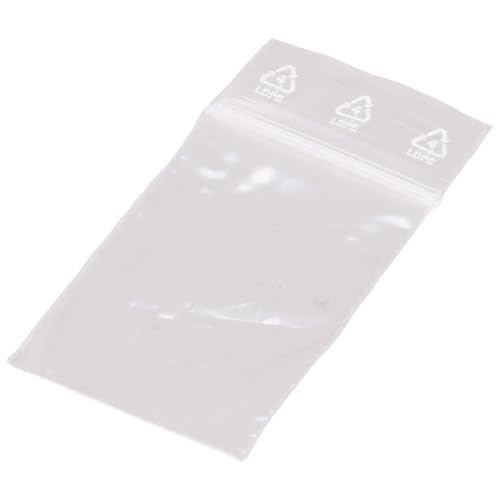 Druckverschlussbeutel, Folienbeutel, LDPE, Transparent, 50 my, 40 x 60 mm, 1000 Stück von Wertpack