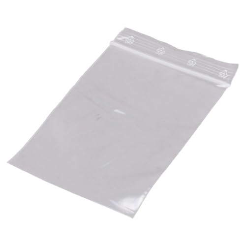 Druckverschlussbeutel, Folienbeutel, LDPE, Transparent, 50 my, 80 x 120 mm, 1000 Stück von Wertpack