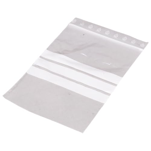 Druckverschlussbeutel, LDPE, Transparent, Beschriftungsfeld, 120 x 170 mm, 1000 Stück von Wertpack