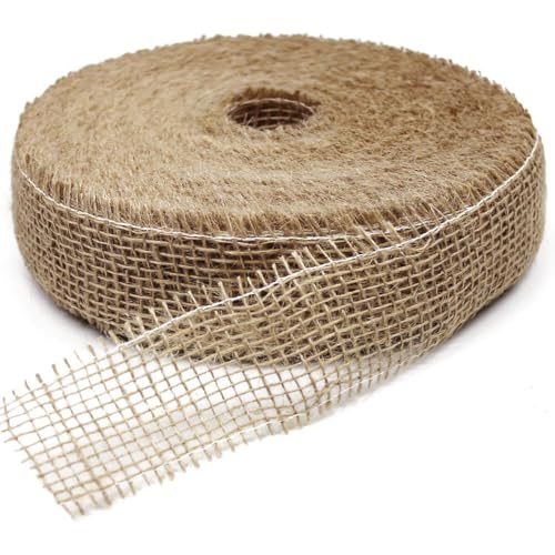 Geschenkband Jute natur soft 40m / 50 mm, 1 Rolle(n) von Wertpack