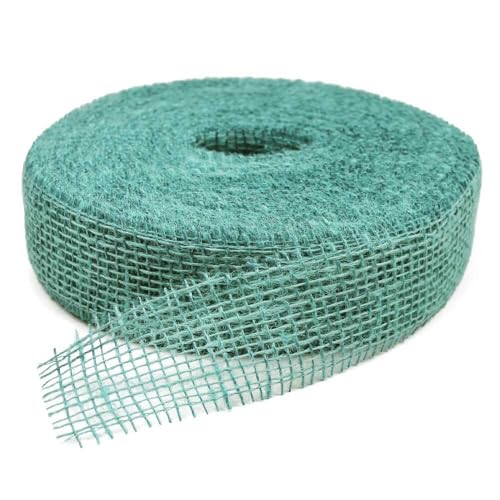 Geschenkband Jute sage green 40m / 50 mm, 1 Rolle(n) von Wertpack