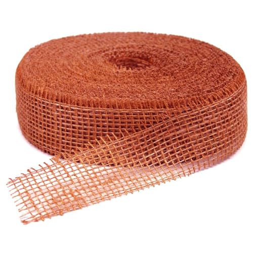 Geschenkband Jute terracotta 40m / 50 mm, 1 Rolle(n) von Wertpack