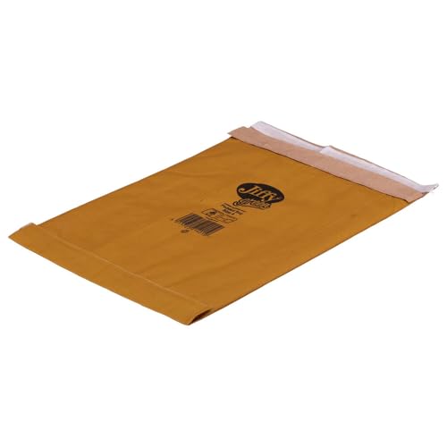 Jiffy Versandtaschen, 100% Altpapier, gepolstert, Braun, 245 x 343 mm, 100 Stück von Wertpack