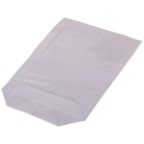 Kreuzbodenbeutel, PP, hochtransparent, 115x190 mm, 45 x 70 mm Boden, 30 my, 100 Stück von Wertpack