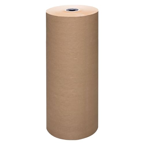 Packpapier Natronmischpapier Secarerolle braun 80 g/qm 50cm x 333m 13,5kg, 14 Kilo von Wertpack