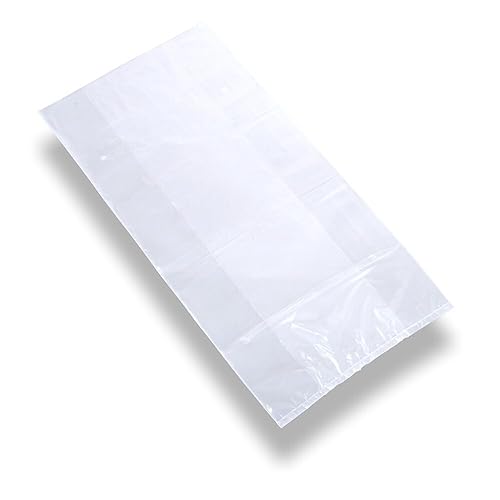 Seitenfaltenbeutel, Folienbeutel, LDPE, transparent, 220+80x350 mm, 1000 Stück von Wertpack