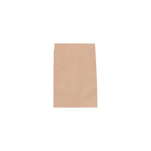 Wertpack Flachbeutel braun 50 g/qm aus Kraftpapier 85 x 117 + 16 mm, 500 Stück von Wertpack