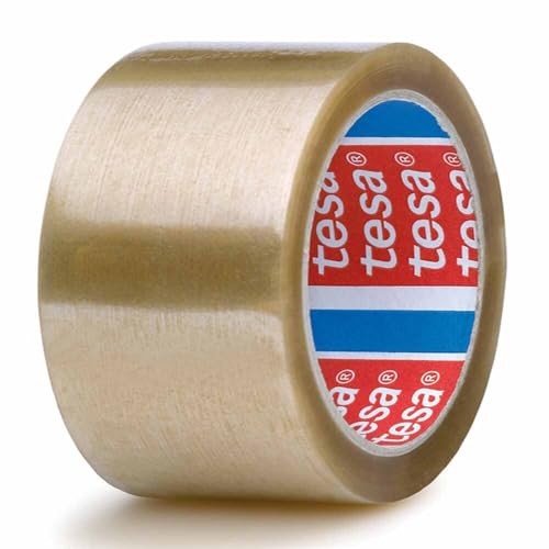 tesapack® 4089 PP Klebeband Naturkautschukkleber transparent 75mm x 66m 46 my, 6 Rolle(n) von Wertpack