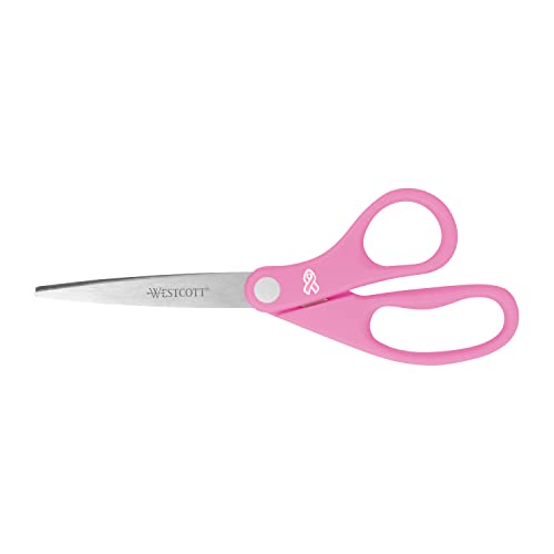 Westcott 15387 Schere, Edelstahl, 20,3 cm, Pink Ribbon Westcott 15387 Schere, Edelstahl, 20,3 cm, Pink Ribbon von Westcott