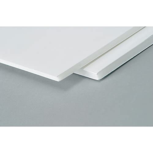 Westfoam Schaumstoffplatten 20 X 30 3 Mm dick, selbstklebend, Foamboard, Weiß (40 Stück) von Westfoam