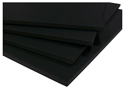 Westfoam Schaumstoffplatten 3 mm 20 X 30 Foamboard – Schwarz (25 Stück Blatt) von Westfoam