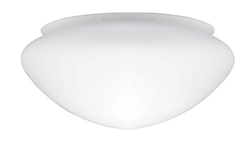 Westinghouse Lighting 8704540 Lampenschirm 13,1 cm aus satiniertem Glas, Pilzform, weiß, 14.3 x 17 x 8.51 cm von Westinghouse