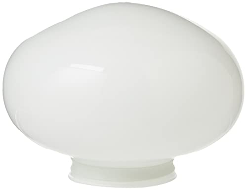 Westinghouse Lighting 8705140 Lampenschirm 6,8 cm aus satiniertem Glas, Pilzform, weiß, 17.4 x 17.4 x 12.5 cm von Westinghouse