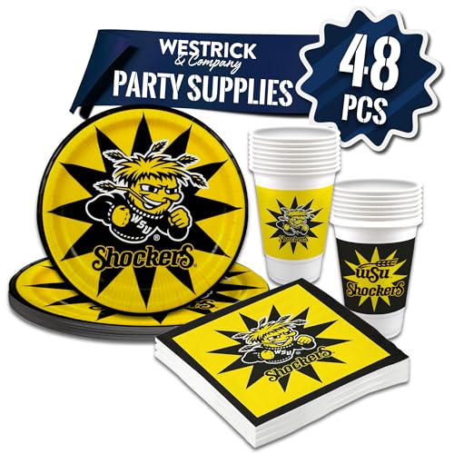 Westrick Wichita State Shockers Party-Set, 48 Teile von Westrick