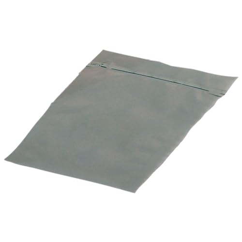 WETEC Freestat Abschirmbeutel, verschließbar, ESD, 152 x 102 mm WE-3320.WV.0406 (Verpackungsbeutel Eurostat Highshield Metallisierte Schutzbeutel Tüte Versandbeutel Versandtasche) (Pack à 100 Stück) von Wetec