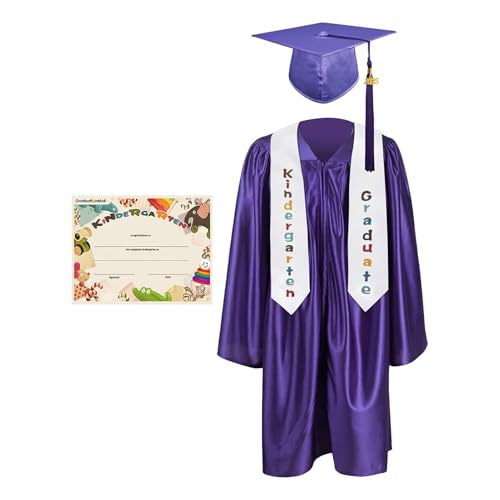 Wezalget Kindergarten Abschlussmütze Und Talar - Kleinkind Abschluss-Set | Festtagsoutfit Zur Gratulation Für Vorschüler & Kindergartenkinder Wezalget Kindergarten Abschlussmütze Und Talar - Kleinkind Abschluss-Set | Festtagsoutfit Zur Gratulation Für Vorschüler & Kindergartenkinder von Wezalget