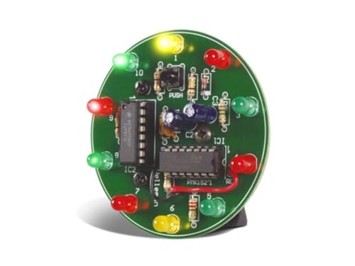 Whadda Lötbausatz, elektronisches Rad, 10 LEDs von Whadda