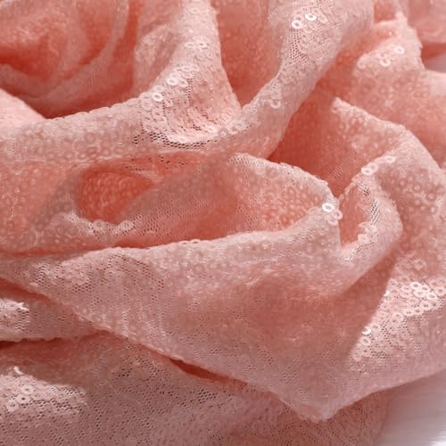 Whakano 1 Yard Glänzender Pailletten Stoff,130 cm Breit,Dekostoff,zum Nähen Basteln Dekorieren,Handwerken,Vorhänge Bühne Kostüm Kleid Bekleidung,Hochzeit Party Karneval Bankett Deko,Orange-Rosa Whakano 1 Yard Glänzender Pailletten Stoff,130 cm Breit,Dekostoff,zum Nähen Basteln Dekorieren,Handwerken,Vorhänge Bühne Kostüm Kleid Bekleidung,Hochzeit Party Karneval Bankett Deko,Orange-Rosa von Whakano