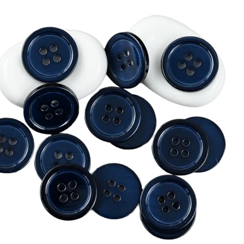Whakano 10 Stück Perlmuttknöpfe Runde Knöpfe 4 Löcher Zum Nähen Basteln,Buttons für DIY Nähen Pullover Mäntel Cardigan,Anzug,Hemd,Strickjacke,Kostüme Outfit Nähen,Geschenkbox-Dekor,Dunkelblau,20mm Whakano 10 Stück Perlmuttknöpfe Runde Knöpfe 4 Löcher Zum Nähen Basteln,Buttons für DIY Nähen Pullover Mäntel Cardigan,Anzug,Hemd,Strickjacke,Kostüme Outfit Nähen,Geschenkbox-Dekor,Dunkelblau,20mm von Whakano