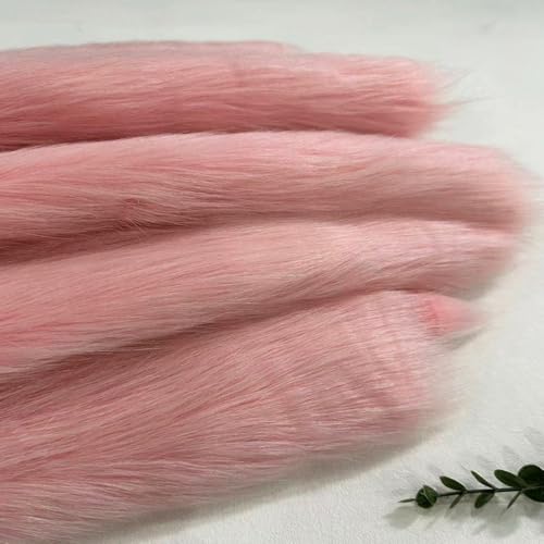 Whakano Kunstfell zum Basteln 20cmx50cm,Plüsch Stoffe zum Nähen Dekorieren,Furry Craft Tuch für Nähen Basteln,Tasche,Kostüm,Cosplay Schwanzohren,Weihnachten,Halloween,Partydekor,Rosa A Whakano Kunstfell zum Basteln 20cmx50cm,Plüsch Stoffe zum Nähen Dekorieren,Furry Craft Tuch für Nähen Basteln,Tasche,Kostüm,Cosplay Schwanzohren,Weihnachten,Halloween,Partydekor,Rosa A von Whakano