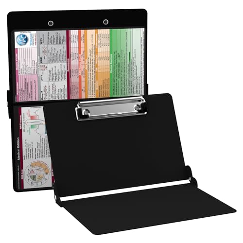 whitecoat medinfo Klemmbrett Medical Edition Schwarz von White Coat Clipboard