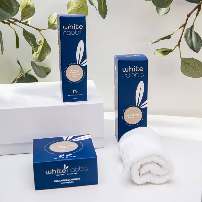 Reinigendes Geschenkset | Natürliche Hautpflege Vegane Reinigungsmittel Selbstpflege Danke Geschenkbox Spa von WhiteRabbitSkincare