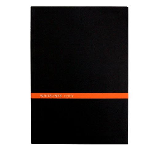 Whitelines Flexo Gebundenes Notizbuch, A5, liniert, schwarz (WL54 FlxBA5L) von Whitelines