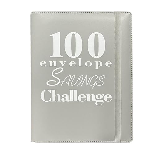 100 Umschläge Spar-Notizbuch – Challenge Binder Spar-Notizbuch, Haushaltsbuch, Geldumschläge | Binder 100-Tage-Paar-Challenge-Notizbuch, Spar-Binder-Paar-Challenge-Notizbuch für Budgetieru von Whnbuij