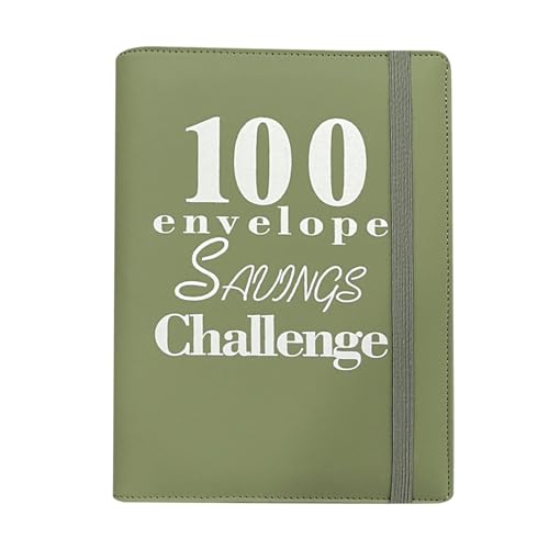 100 Umschläge Spar-Notizbuch – Challenge Binder Spar-Notizbuch, Haushaltsbuch, Geldumschläge | Binder 100-Tage-Paar-Challenge-Notizbuch, Spar-Binder-Paar-Challenge-Notizbuch für Budgetieru von Whnbuij