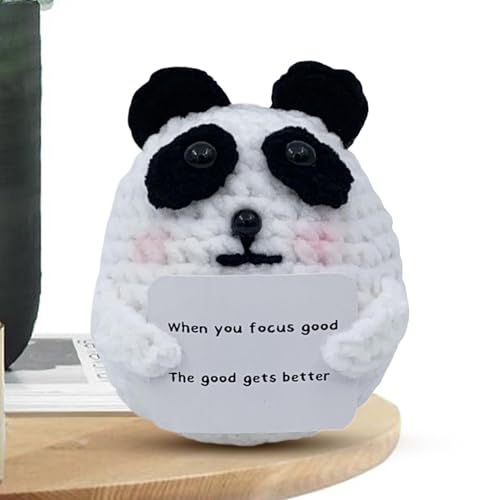 Häkeln Positives Tier Emotionale Unterstützung Panda Häkeln - Gestrickte Ornament Gestrickte Ornament Unterstützung für den Abschluss | U-Beruhigung Panda-Figur Häkeln Positives Tier Emotionale Unterstützung Panda Häkeln - Gestrickte Ornament Gestrickte Ornament Unterstützung für den Abschluss | U-Beruhigung Panda-Figur von Whnbuij