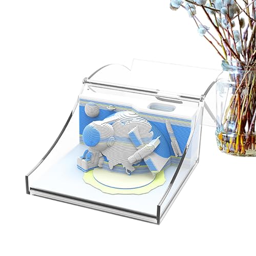 Haftnotizen - Kunst der Papierskulptur, Haftnotizen mit Papierschnitzerei | Notizblock Raumthema für Schreibtisch, Notizblock Geschenk für Wohnzimmer, künstlerischer Notizblock für col Haftnotizen - Kunst der Papierskulptur, Haftnotizen mit Papierschnitzerei | Notizblock Raumthema für Schreibtisch, Notizblock Geschenk für Wohnzimmer, künstlerischer Notizblock für col von Whnbuij