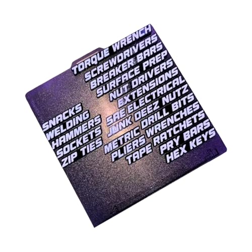 Magnetische Etiketten für Werkzeugkästen – wiederverwendbare Aufkleber für die Organisation Ihrer Werkzeuge | 3D-Aufkleber für die schnelle Identifizierung von Schubladen Garage Regale Werkstatt Magnetische Etiketten für Werkzeugkästen – wiederverwendbare Aufkleber für die Organisation Ihrer Werkzeuge | 3D-Aufkleber für die schnelle Identifizierung von Schubladen Garage Regale Werkstatt von Whnbuij