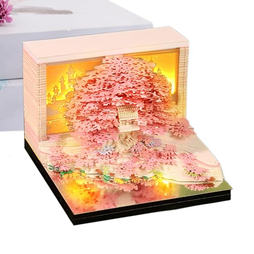 Uhrenkalender 2026 - Kalender 3D abreißbar | Thema Natur geschnitzt Design Hausblume Baum Notizblock für Zuhause Schule Fitnessstudio Uhrenkalender 2026 - Kalender 3D abreißbar | Thema Natur geschnitzt Design Hausblume Baum Notizblock für Zuhause Schule Fitnessstudio von Whnbuij