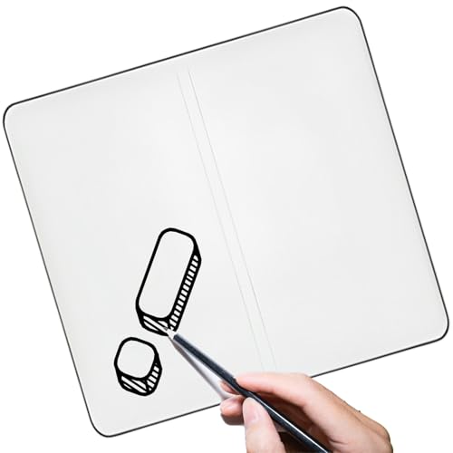 Whnbuij Faltbares Whiteboard, wiederverwendbares, faltbares Whiteboard, leichter doppelseitiger Notizblock, Lernbedarf für Studio, Klassenzimmer, Zuhause, Wohnheim, Reisen, Geschäftsreisen Whnbuij Faltbares Whiteboard, wiederverwendbares, faltbares Whiteboard, leichter doppelseitiger Notizblock, Lernbedarf für Studio, Klassenzimmer, Zuhause, Wohnheim, Reisen, Geschäftsreisen von Whnbuij