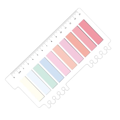 Whnbuij Haftnotizen, beschreibbare Haftmarker, selbstklebende Seitenreiter – Lesen und Arbeiten von Seitenreitern zur Verbesserung der Lerneffizienz für Sammelalbum, Notizbuch, Dateien von Whnbuij