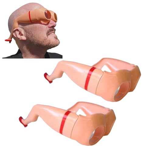 Whnnssw Novelty Leg & Buttocks Sunglasses, Funny Glasses for Adults, Neuartige Sonnenbrillen für Beine und Gesäß, Brillen für Beine und Gesäß, Lustige Partykostümbrillen für Halloween Karneval (2PCS) von Whnnssw