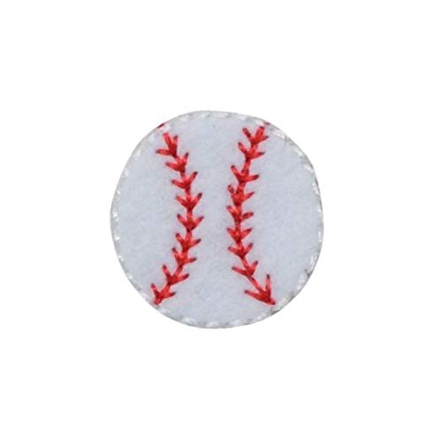 86,4 cm Baseball-Aufnäher mit weißer und roter Naht, bestickt, zum Aufbügeln für Kleidung von Wholesale Applique