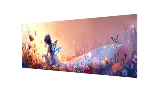 Diamand Painting Anlage, 5D DIY Diamond Painting Erwachsene Groß XXL 240x80cm, Diamant Painting Bilder Schmetterling Diamond-Painting, mit Diamond Painting Zubehör, für Weihnachts Zuhause Deko Ws-60 von Whoonng