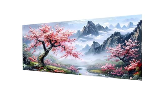 Diamand Painting Berg, 5D DIY Diamond Painting Erwachsene Groß XXL 300x100cm, Diamant Painting Bilder Wolke Diamond-Painting, mit Diamond Painting Zubehör, für Weihnachts Zuhause Deko, Geschenk Ws-226 von Whoonng