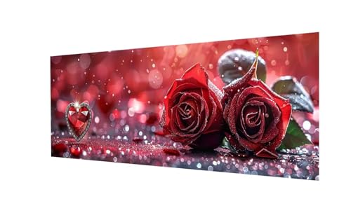 Whoonng DIY Diamond Painting Erwachsene Groß XXL 300x100cm, Diamant Painting Bilder Herz, mit Diamond Painting Zubehör, für Weihnachts Zuhause Deko, Geschenk von Whoonng