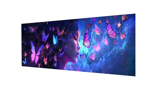 Diamand Painting Fee, 5D DIY Diamond Painting Erwachsene Groß XXL 180x60cm, Diamant Painting Bilder Schmetterling Diamond-Painting, mit Diamond Painting Zubehör, für Weihnachts Zuhause Deko Ws-320 von Whoonng