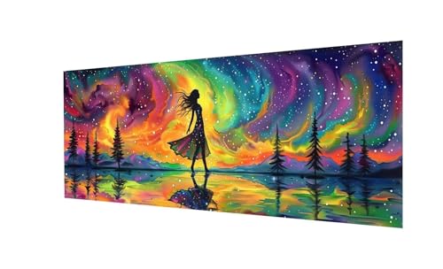 Diamand Painting Wolke, 5D DIY Diamond Painting Erwachsene Groß XXL 240x80cm, Diamant Painting Bilder Frau Diamond-Painting, mit Diamond Painting Zubehör, für Weihnachts Zuhause Deko, Geschenk Ws-76 von Whoonng