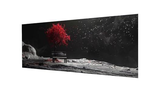 Diamond Painting XXL 150x50cm,Landschaft Diamand Painting Erwachsene,DIY 5D Diamond Painting Set Baum Diamant Painting Bilder Kinder Diamant Malerei,für Halloween Zimmer Deko,Mädchen Geschenke Ws-341 von Whoonng