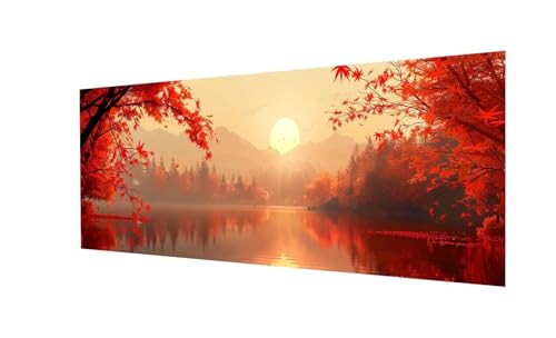 Diamond Painting XXL 240x80cm, Engel Diamand Painting Erwachsene, DIY 5D Diamond Painting Set Ahorn Diamant Painting Bilder Kinder Diamant Malerei, für Halloween Zimmer Deko, Mädchen Geschenke Ws-49 von Whoonng