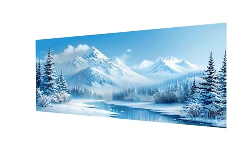 Diamond Painting XXL 240x80cm,Paar Diamand Painting Erwachsene,DIY 5D Diamond Painting Set Schneeszene Diamant Painting Bilder Kinder Diamant Malerei,für Halloween Zimmer Deko,Mädchen Geschenke Ws-87 von Whoonng