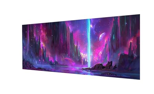 Diamond Painting XXL 270x90cm,Abstrakt Diamand Painting Erwachsene,DIY 5D Diamond Painting Set Berg Diamant Painting Bilder Kinder Diamant Malerei,für Halloween Zimmer Deko,Mädchen Geschenke Ws-323 von Whoonng